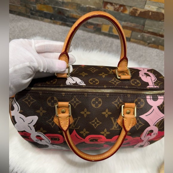 2016 Louis Vuitton Chain Flower Speedy 35 - Picture 10 of 16